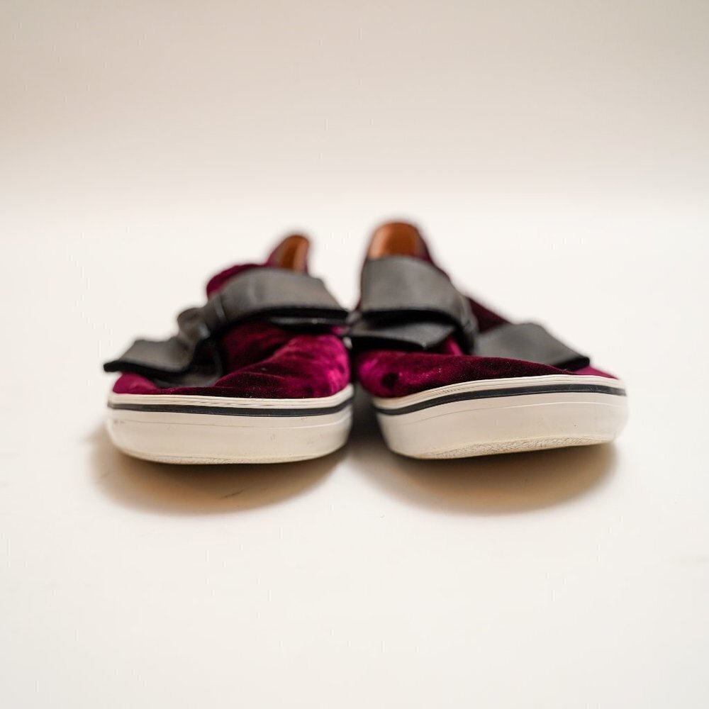 Kate Spade Delise Plum Velvet Sneakers - Picture 6 of 7